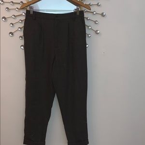 zara high waist pant
